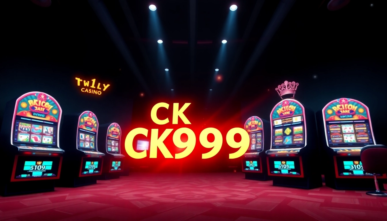 Engaging ck999 game screenshot highlighting vibrant slot machine graphics and immersive gambling environment for online players.