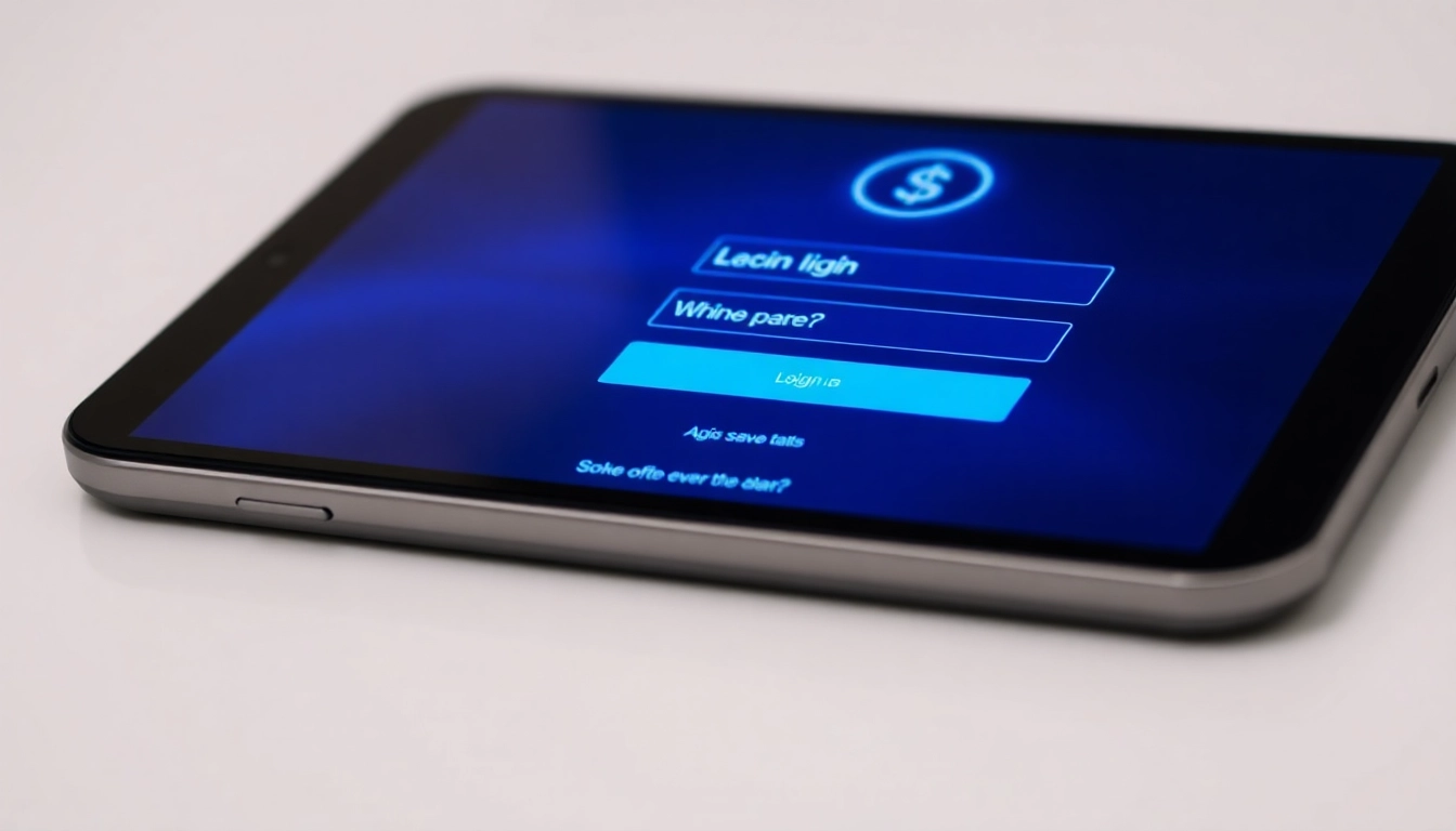 Secure Laser247 Login screen on a smartphone highlighting easy access to betting platform features for users.