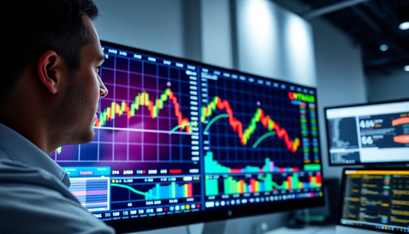 Trading view platform showcasing live market analysis and charts for traders and investors